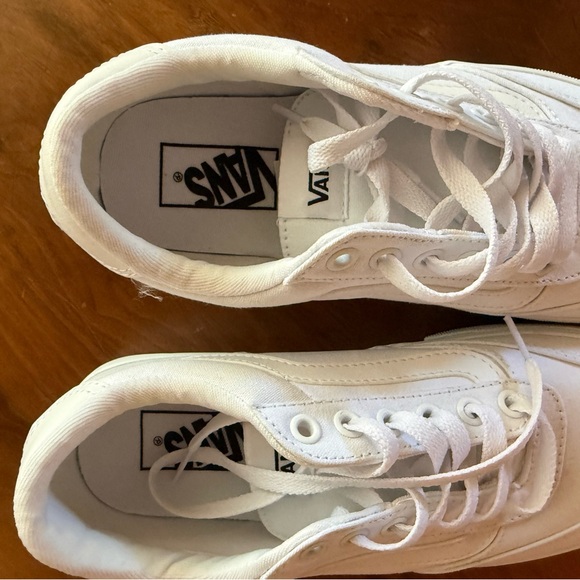 Vans Classic White Lace-Up Sneakers - Picture 4 of 7